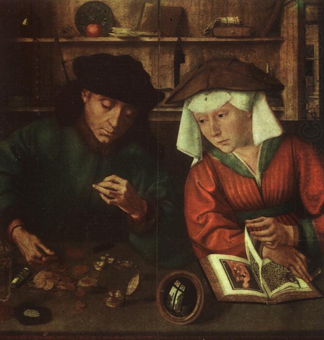 Quentin Massys The Moneylender and his Wife oil painting picture